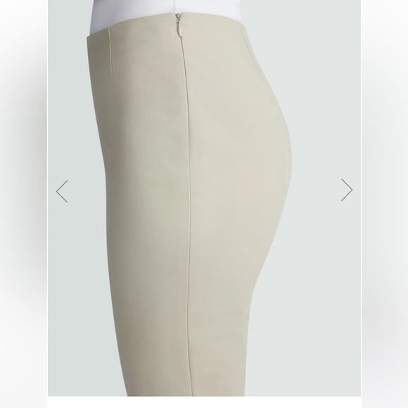 Lafayette 148 New York Stanton Techno Pant – Size 8, Regular, Khaki — Brand New! - Picture 6 of 6